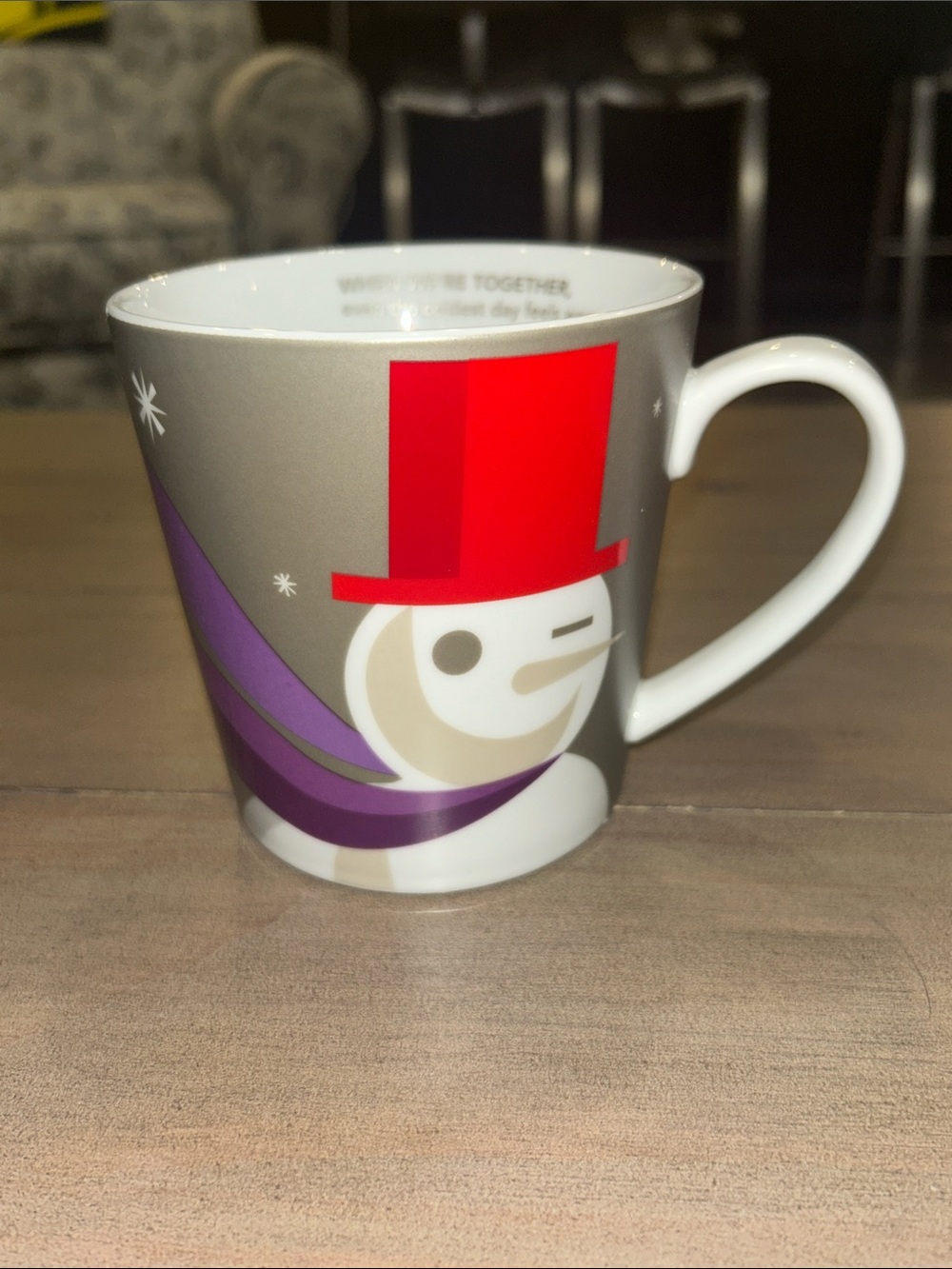 Starbucks Winking Snowman Holiday 2011